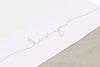Ledikantlaken babybed (120x150 cm) - Love You Nougat