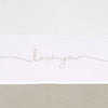 Ledikantlaken babybed (120x150 cm) - Love You Nougat