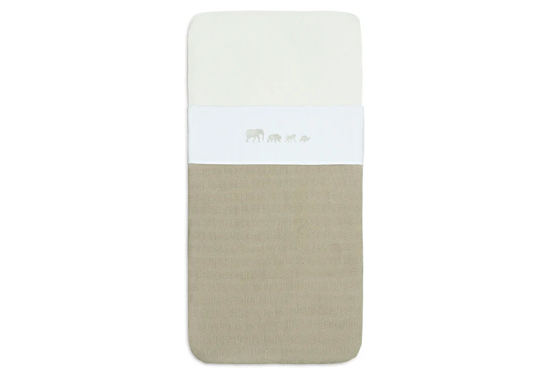 Ledikantlaken Animals babybed (120x150 cm) - Olive Green