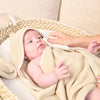 Bath cape terry cloth popcorn - soft sand