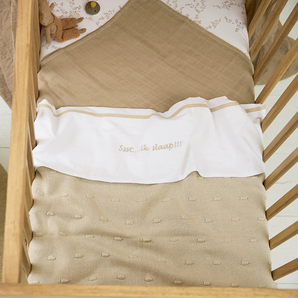 Deken Knots (100x150) - Soft Sand