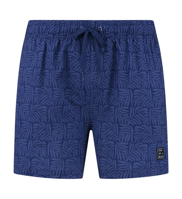 Twinning Vader/Zoon set - Blue Leaf (XXL & 86/92)