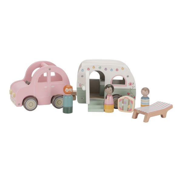 Little Farm auto met caravan