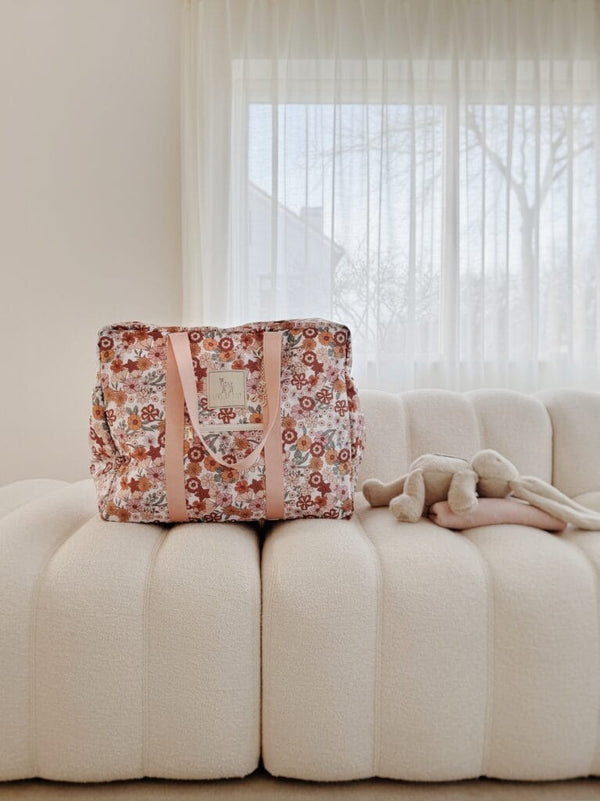 Travel Mom Bag - Flowers