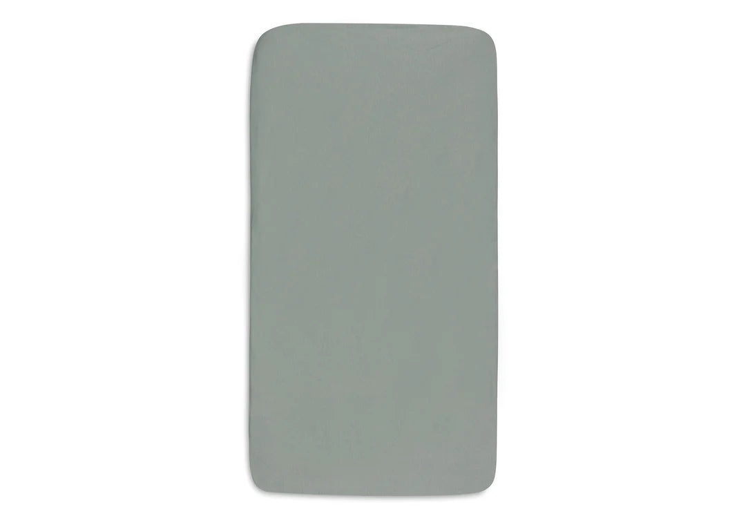 2-pack hoeslakens 60x120 - Sea Green/Ivory