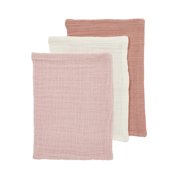 Hydrofiele washandjes 3-pack - div kleuren