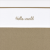 Baby bed crib sheet (100x150 cm) - Love you to the Moon & Back