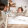 Baby bed crib sheet (100x150 cm) - Love you to the Moon & Back