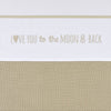 Ledikantlaken babybed (100x150 cm) - Love you to the Moon & Back