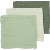 Hydrofiele monddoekjes 3-pack (effen kleuren)