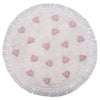 Rosy Hearts rug (⌀ 140)