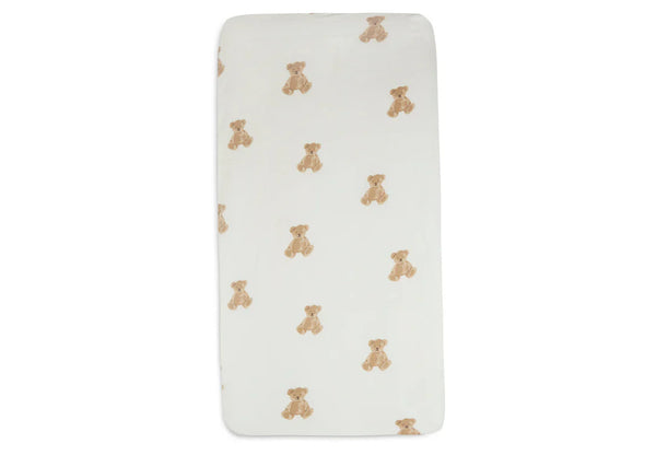 Fitted sheet crib/co-sleeper (40/50 x 80/90 cm) - Teddy Bear