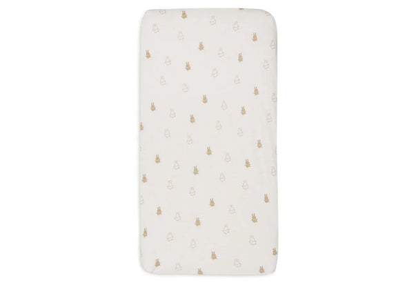 Hoeslaken ledikant (60x120 cm) - Miffy Nougat