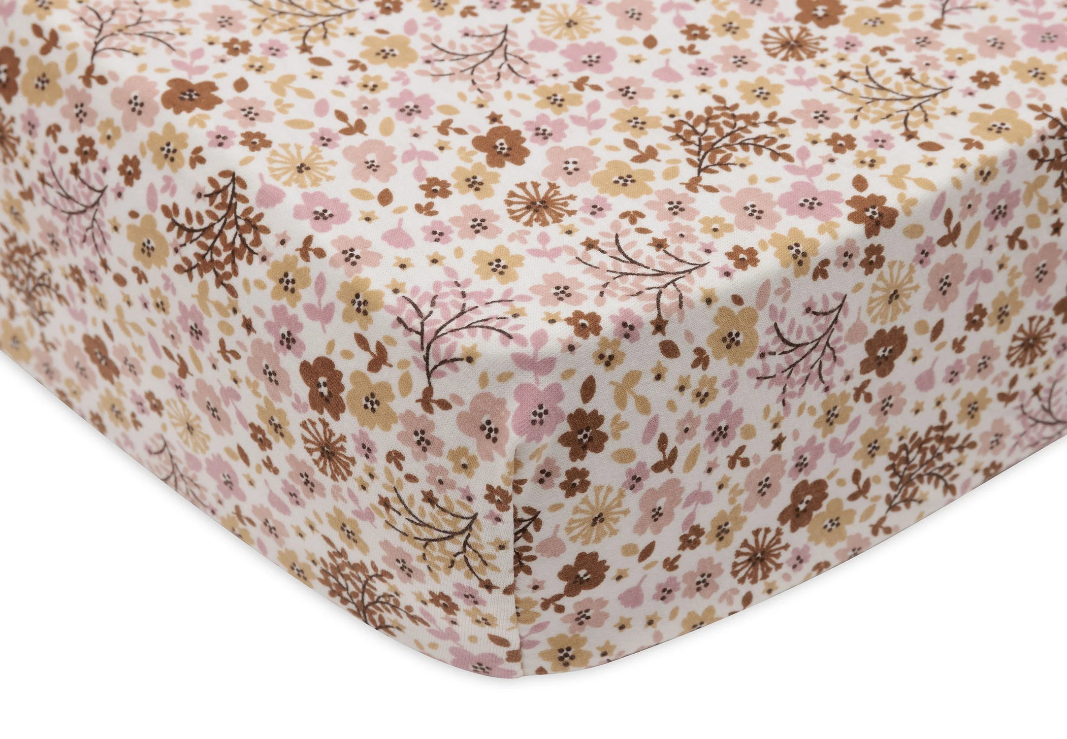 Hoeslaken ledikant (60x120 cm) - Flower