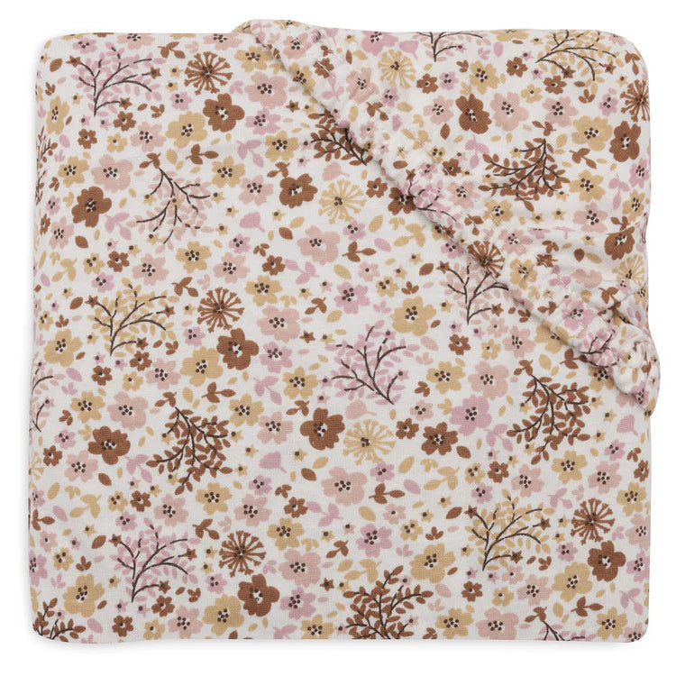 Hoeslaken ledikant (60x120 cm) - Flower
