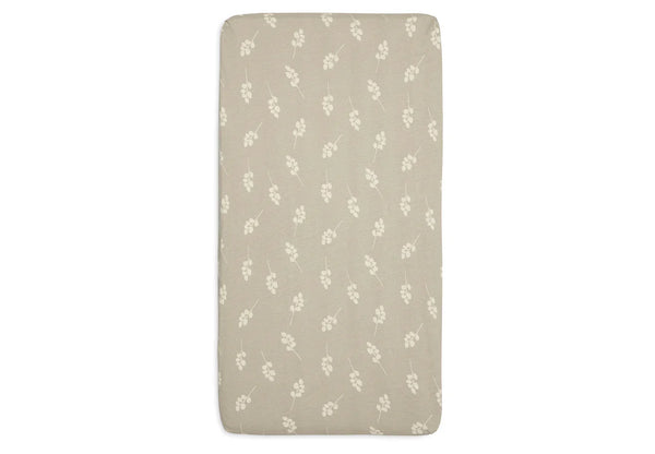 Fitted sheet crib/co-sleeper (40/50 x 80/90 cm) - Twig Olive Green