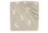 Fitted sheet crib/co-sleeper (40/50 x 80/90 cm) - Twig Olive Green