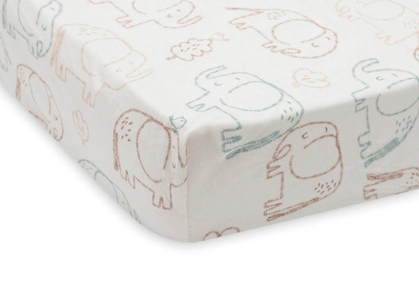 Fitted sheet cot (60x120 cm) - Bloomy