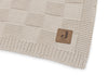 Ledikantdeken 100x150 cm - Box Knit Warm Sand