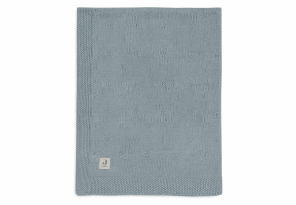 Ledikantdeken Cosy Knit 100x150 cm - Sea Green