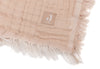 Ledikantdeken Fringe (120x120 cm) - Moonstone/Ivory