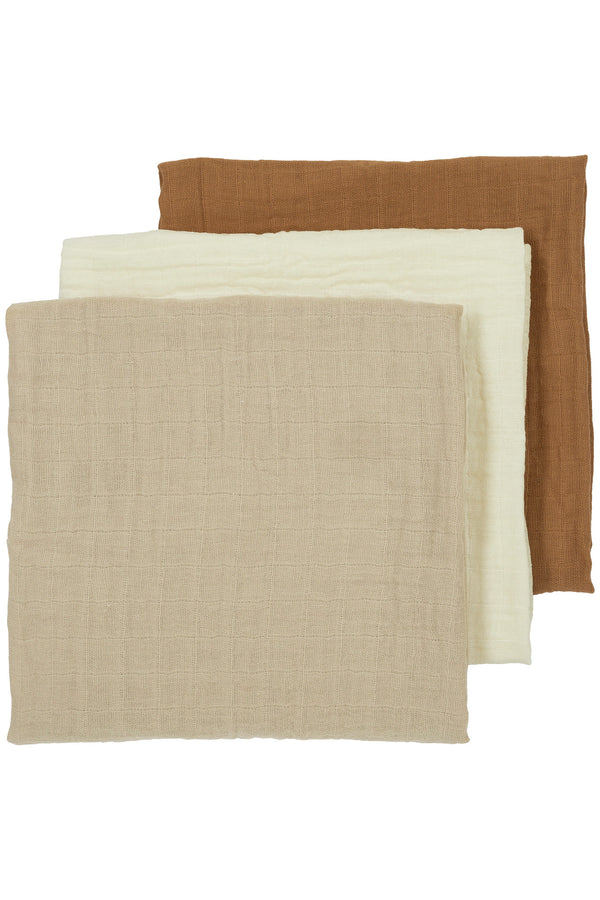 Pre-washed hydrofiele 3-pack luiers (div kleuren)