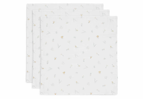 Jollein hydrofiele doeken 3-pack - 70x70 cm (diverse designs)