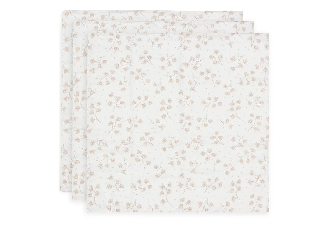 Jollein hydrofiele doeken 3-pack - 70x70 cm (diverse designs)