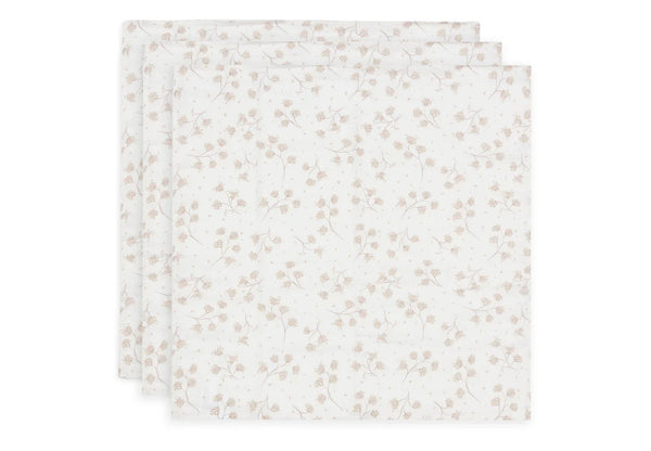 Jollein hydrofiele doeken 3-pack - 70x70 cm (diverse designs)