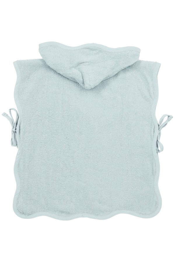 Badponcho badstof Wavy - Grey Blue