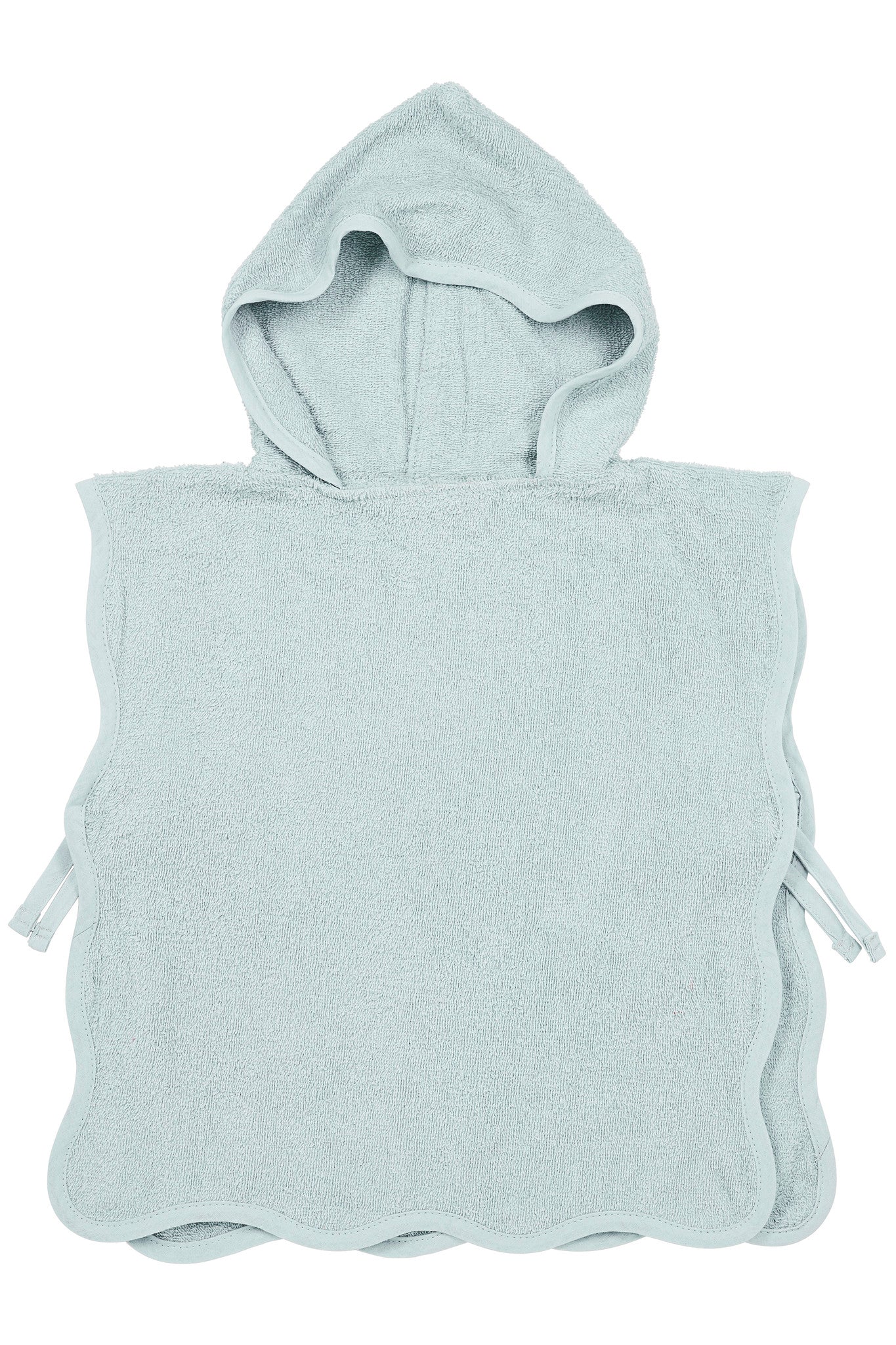 Badponcho badstof Wavy - Grey Blue