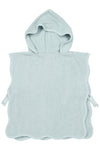 Badponcho badstof Wavy - Grey Blue