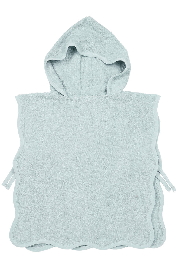 Badponcho badstof Wavy - Grey Blue