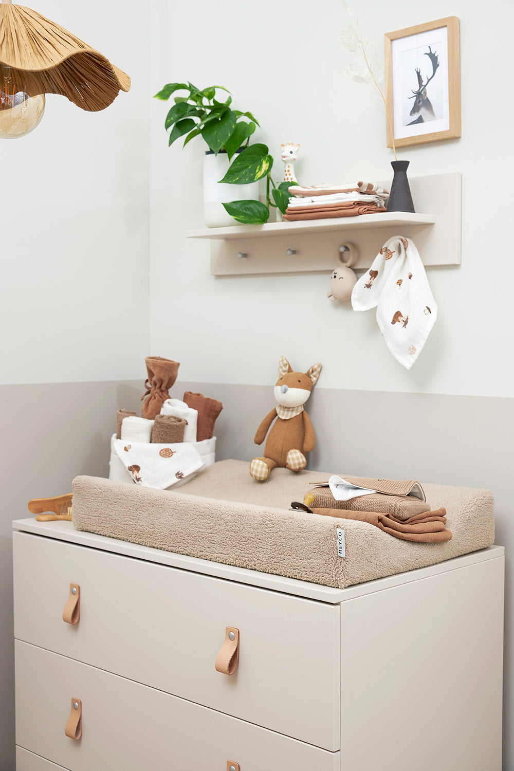 Aankleedkussenhoes Teddy - Sand