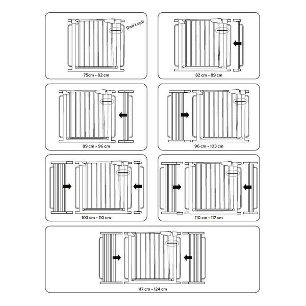 Traphek Scott - Verlengstuk 7 cm (wit)