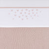 Ledikantlaken Hearts (100x150 cm) - Soft Pink
