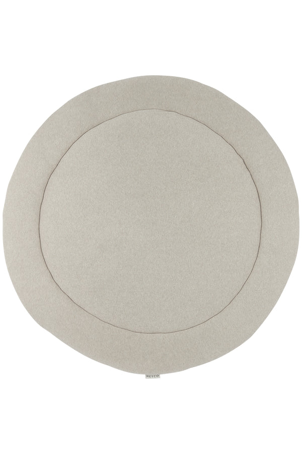 Playpen mat Sand Melange/Teddy Round