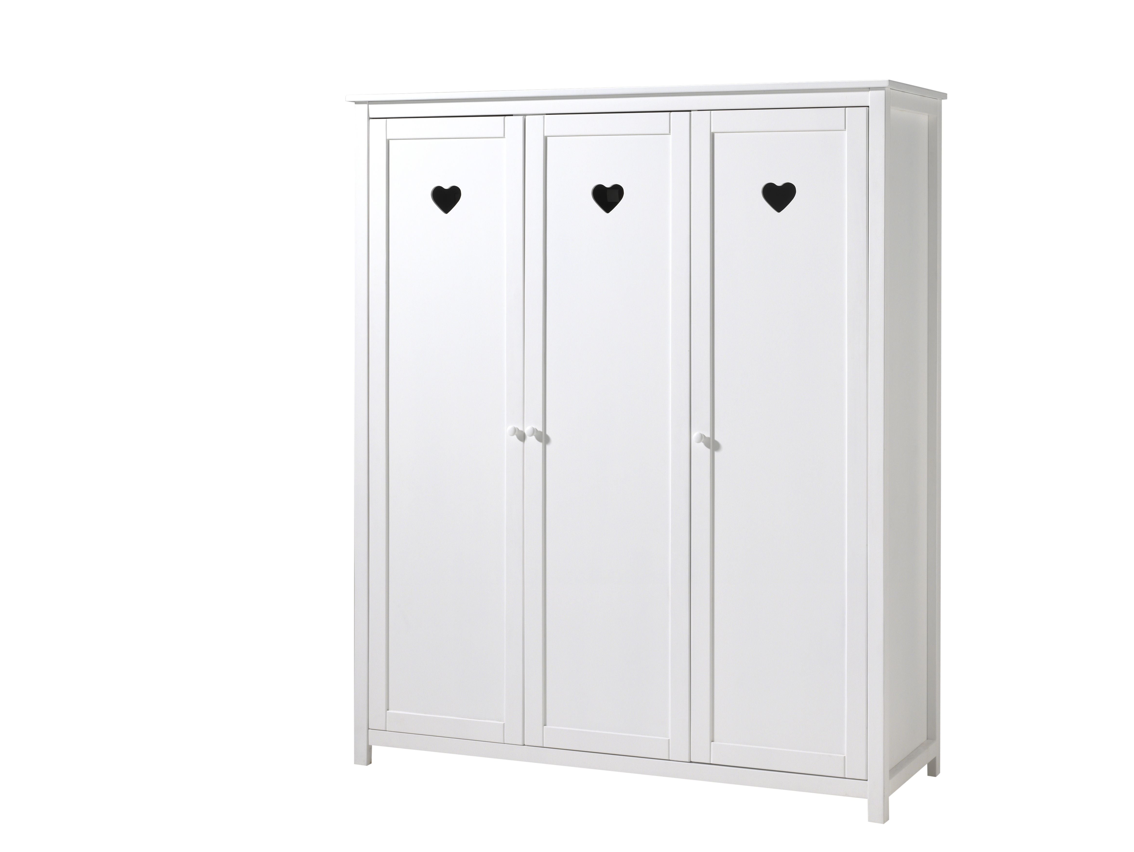 Amori 3-door wardrobe - White