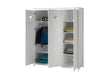 Amori 3-door wardrobe - White