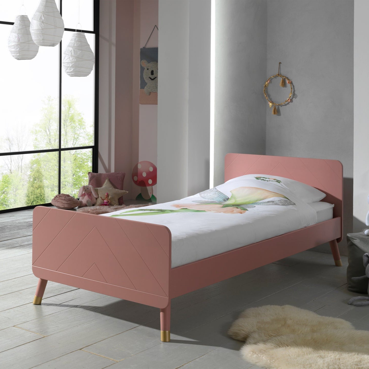 Billy 90x200 - Roze