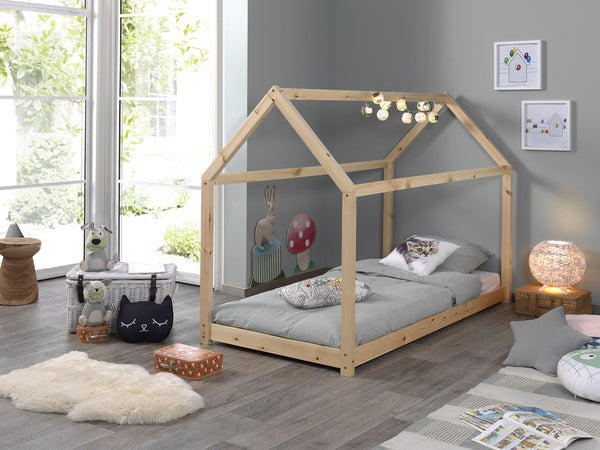 Huisbed Cabane - Wit of Naturel