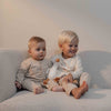 Eendelige Pyjama Natural Stripes - 74/80 (6-12 maanden)