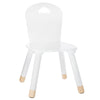 Witte kinderstoel