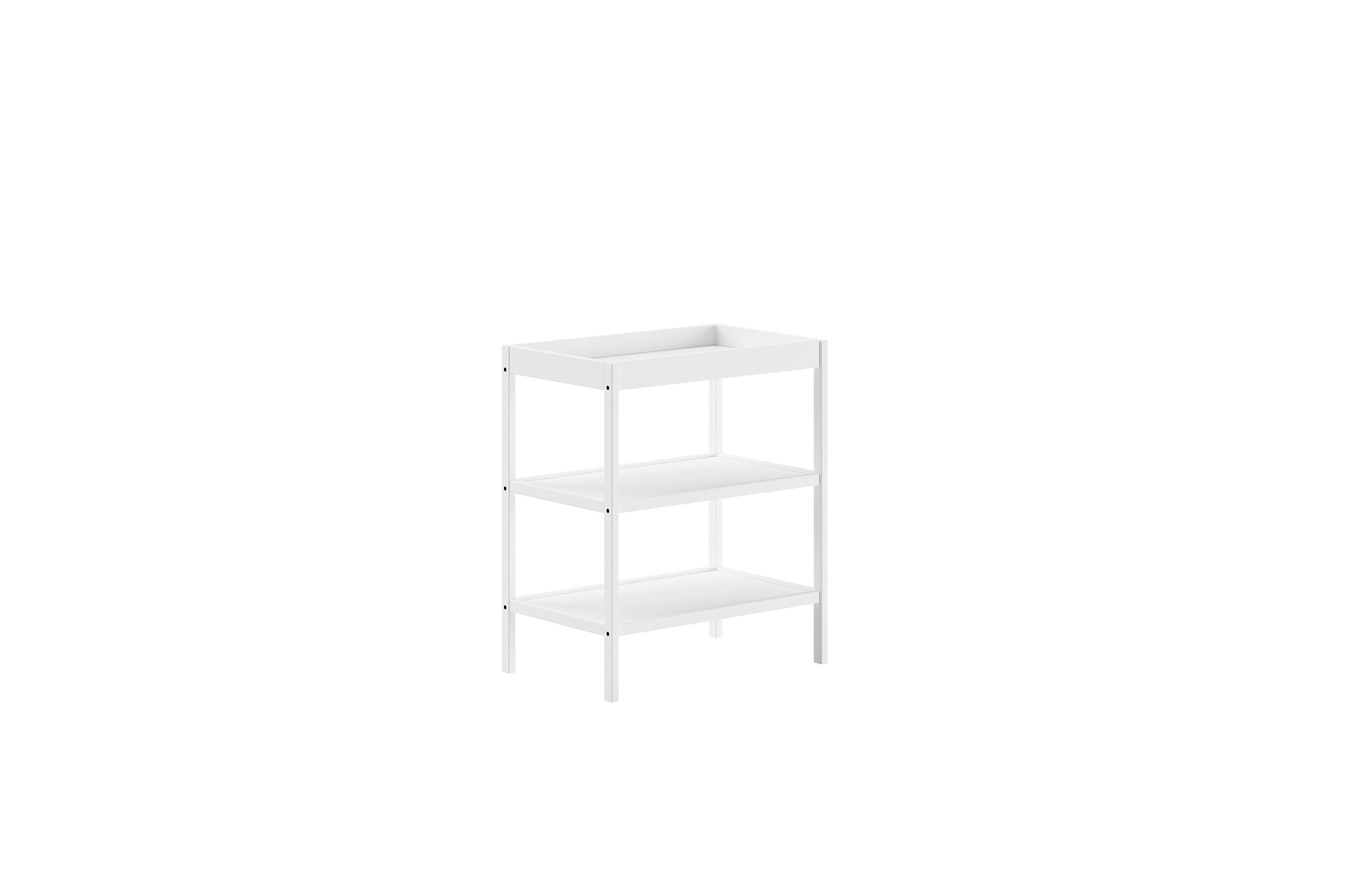 2-delige Babykamer Dino (bed en commode) - Nature of Wit