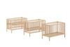 2-delige Babykamer Dino (bed en commode) - Nature of Wit
