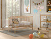 2-delige Babykamer Dino (bed en commode) - Nature of Wit