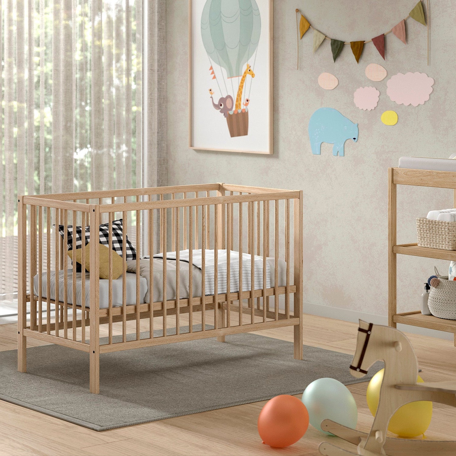Jaxx Dino bed 60x120 - White