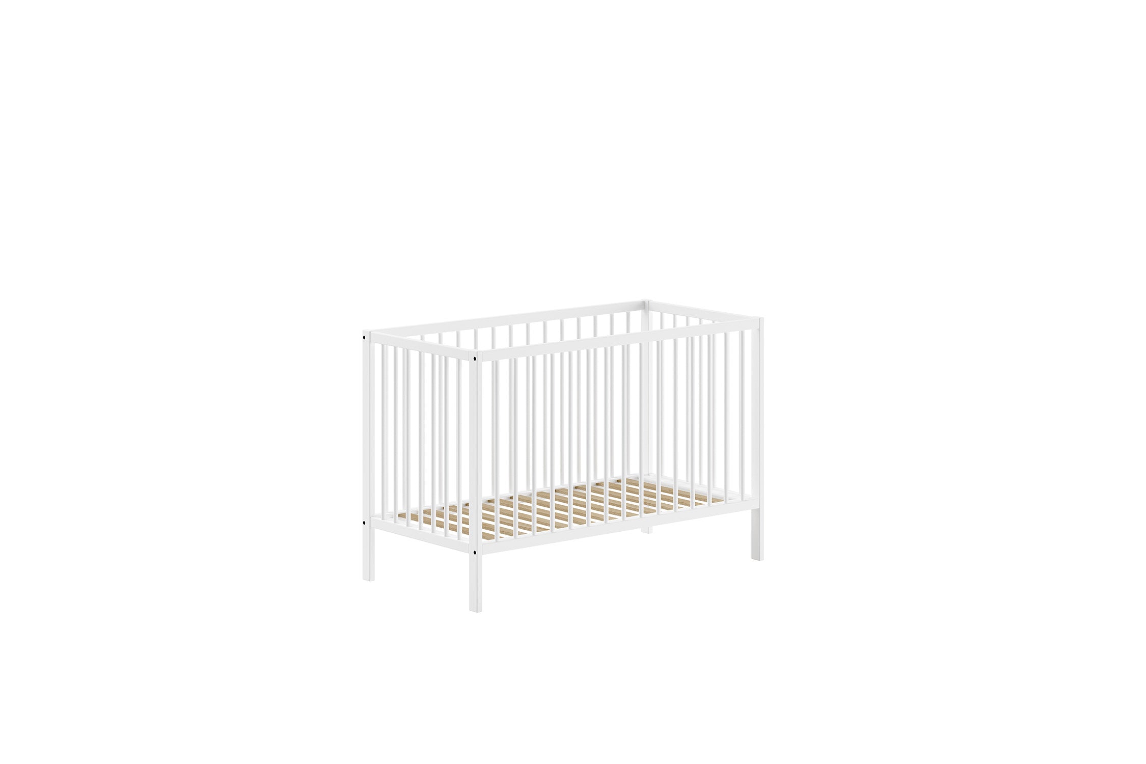 2-delige Babykamer Dino (bed en commode) - Nature of Wit