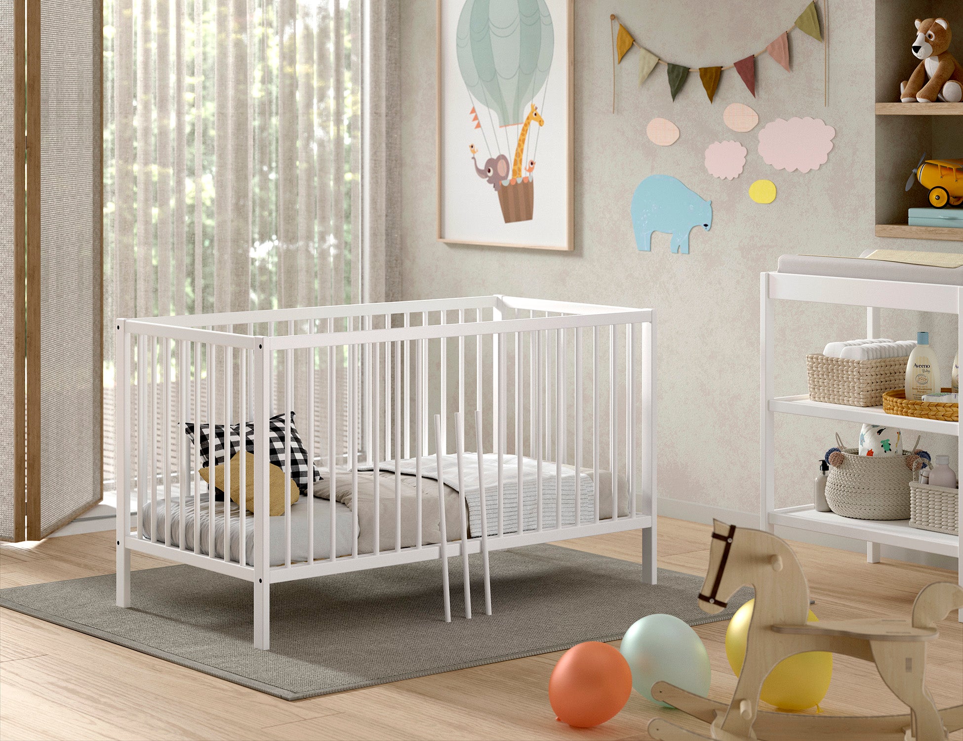 Dino 70x140 Growing Bed - White