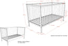 Dino 70x140 Growing Bed - Natural